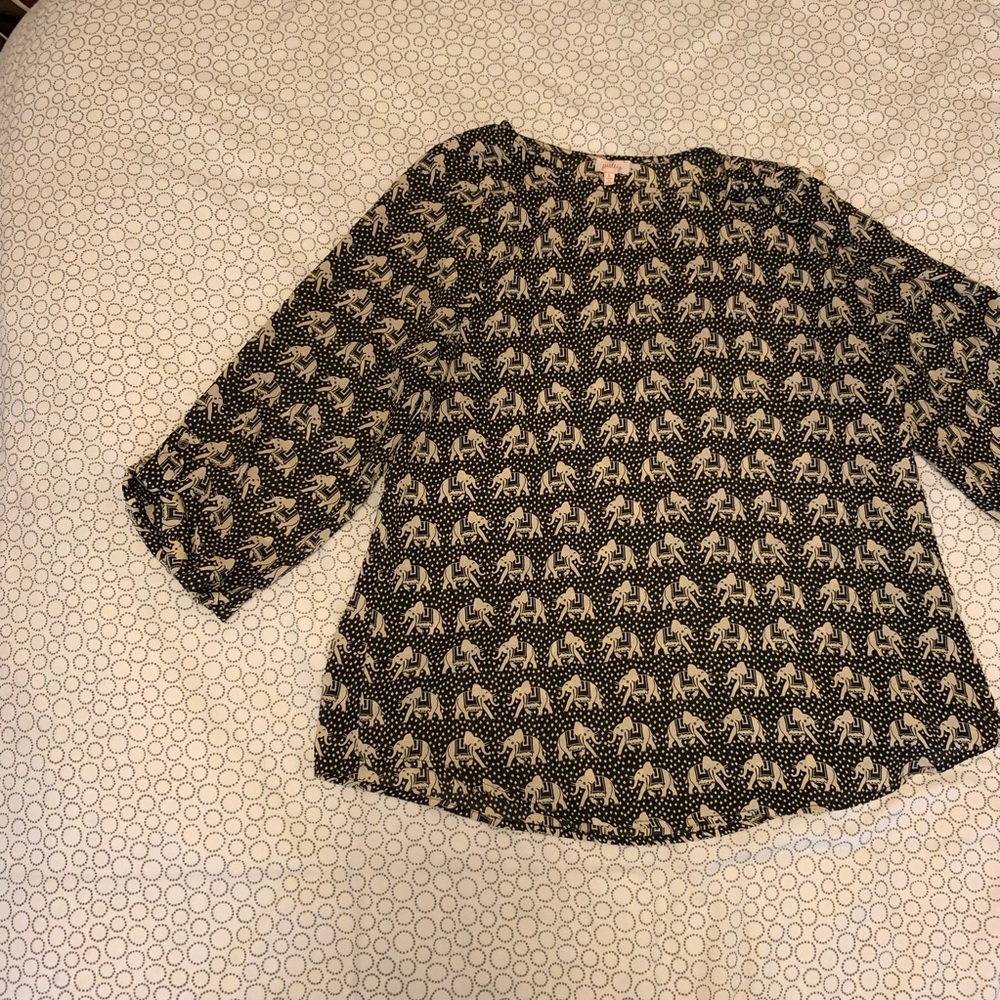 Boho elephant top 🐘